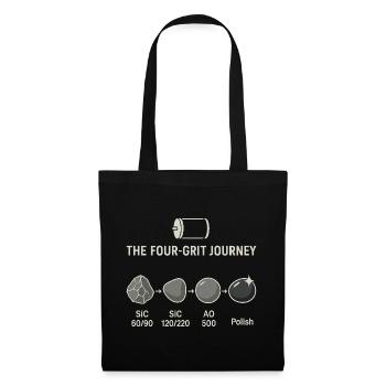 The four-step grinding process - Tote Bag - black - Front