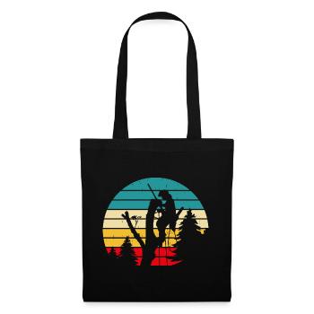 Funny Woodworker Woodworker Gift - Tote Bag - black - Front