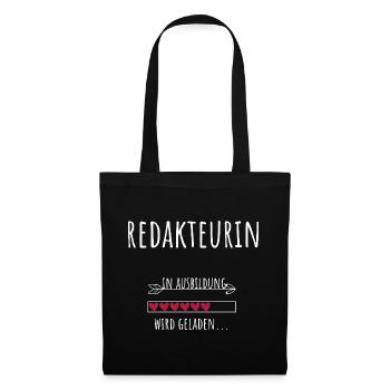 Journalism Student Profession Education Editor - Tote Bag - black - Front