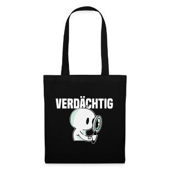 Détective - Sac en tissu - noir - Devant