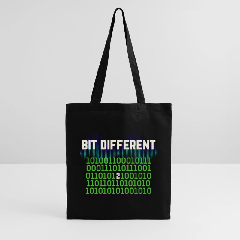Bit Different - Nerdy Binary Error Design Tote Bag