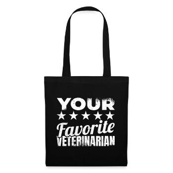 Veterinary saying - Tote Bag - black - Front