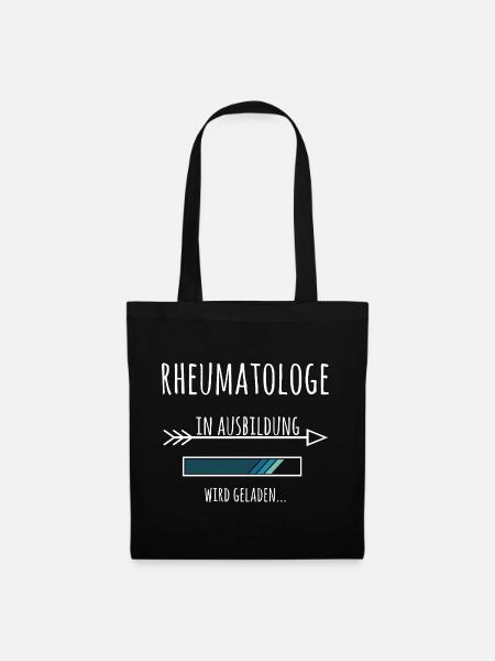 Rheumatologe Ausbildung Medizinstudium Arzt - Stoffbeutel - Schwarz