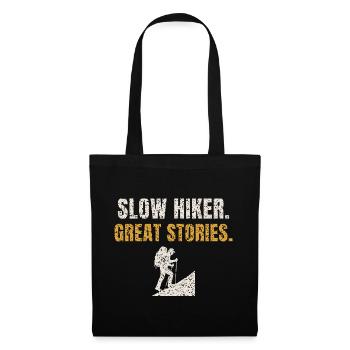 Randonneurs lents : grandes histoires - Sac en tissu - noir - Devant