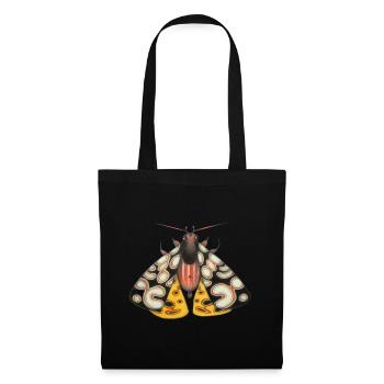 Moth noir et jaune - Sac en tissu - noir - Devant