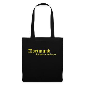 Dortmund - Stoffbeutel - Schwarz - Vorne