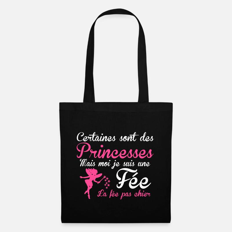la fée pas chier - Sac en tissu - noir