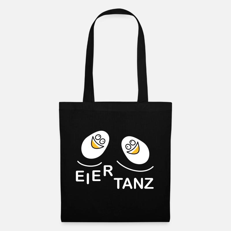 Eiertanz - Stoffbeutel - Schwarz