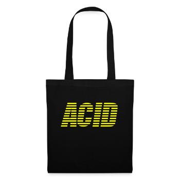 acid house techno - Tote Bag - black - Front