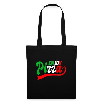 enjoy pizza - Tote Bag - black - Front