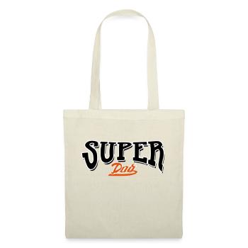 super dad dad dad daddy birth child sticker - Tote Bag - nature - Front