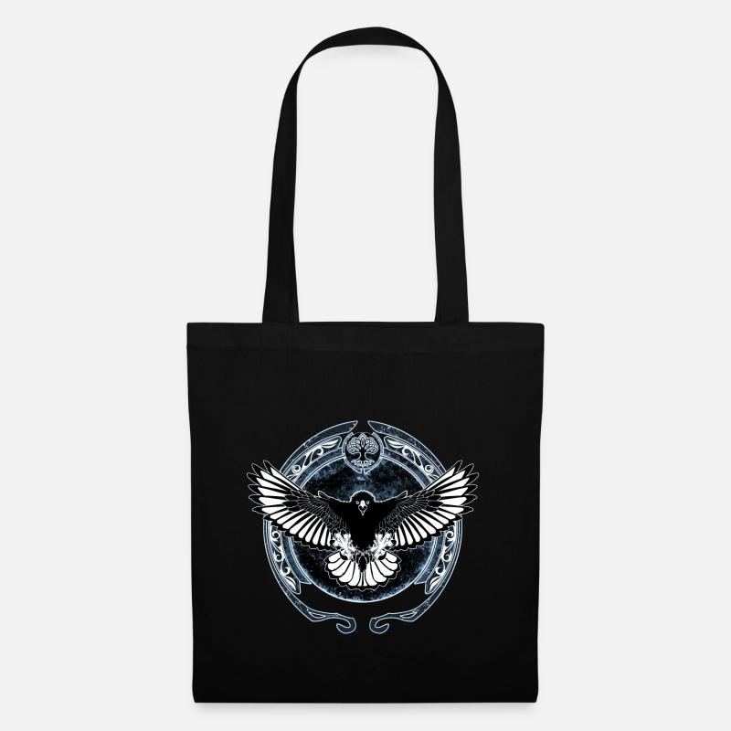 Celtic falcon - Tote Bag - black