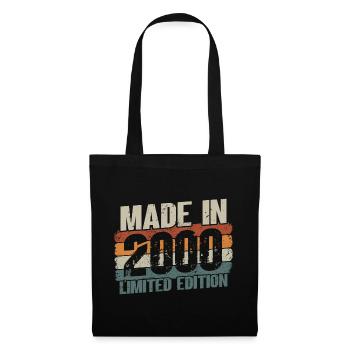 Born in 2000 21 birthday - Tote Bag - black - Front