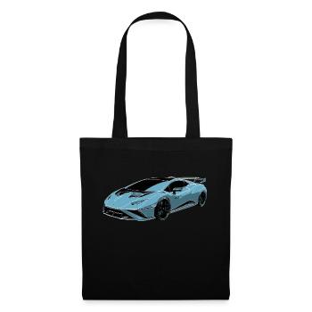 Sports car blue - Tote Bag - black - Front