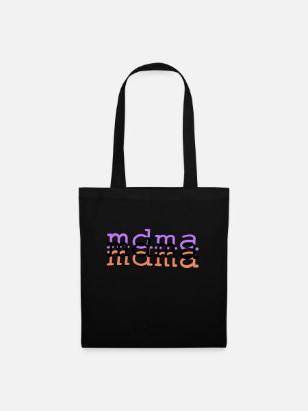 mdma - Stoffbeutel - Schwarz