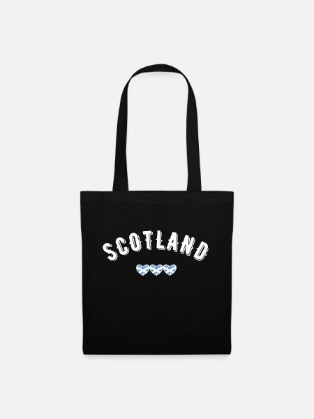 Schottland - Stoffbeutel - Schwarz