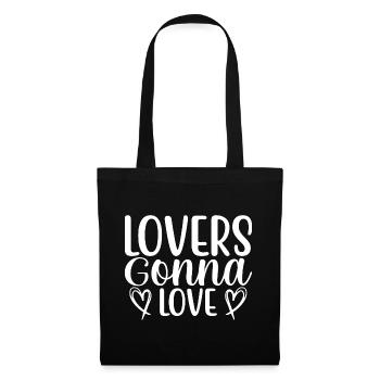Lovers Gonna Love - Stoffbeutel - Schwarz - Vorne