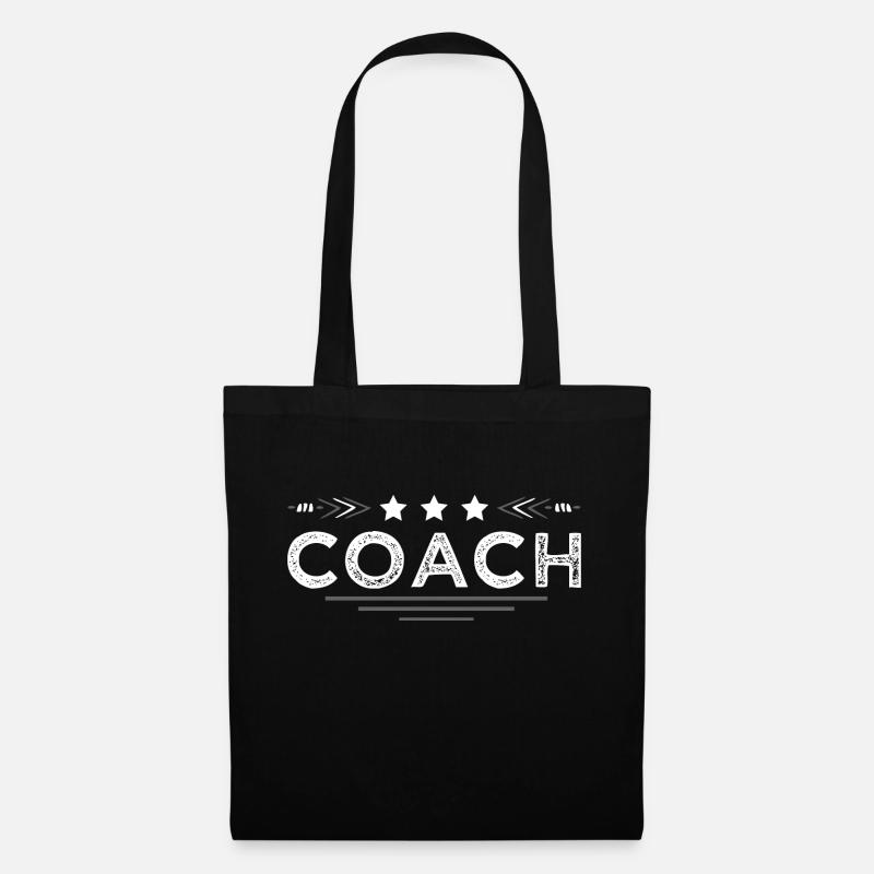 Coach Trainer - Stoffbeutel - Schwarz