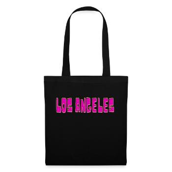Los Angeles - Sac en tissu - noir - Devant