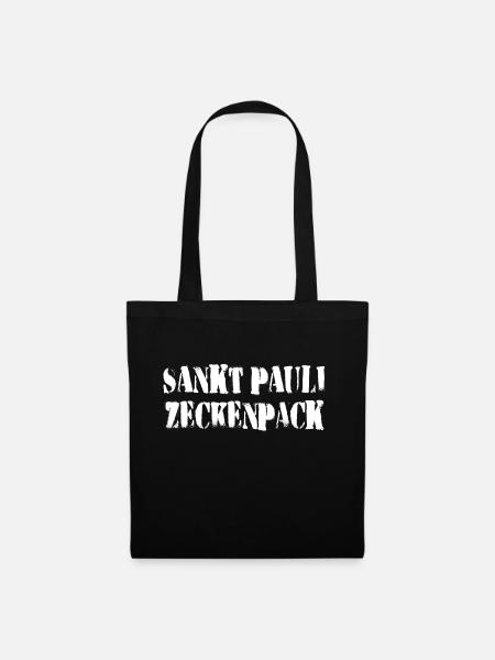 Sankt Pauli Zeckenpack - Stoffbeutel - Schwarz