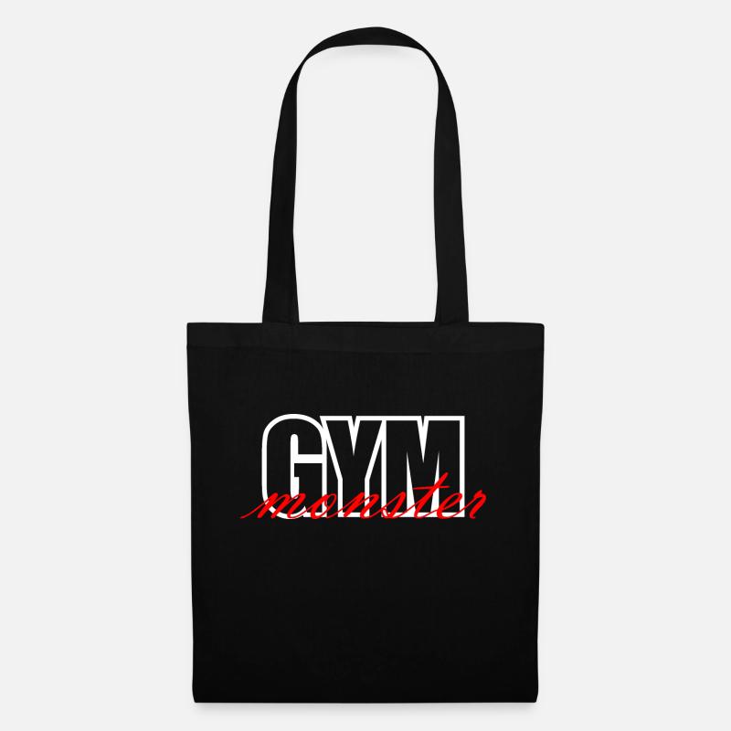 GYM Monster - Stoffbeutel - Schwarz