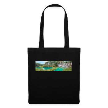 Plitvice Lakes National Park crystal clear water - Tote Bag - black - Front