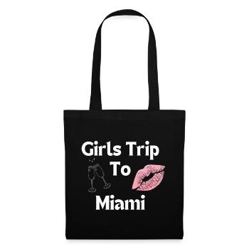 Girls Trip to Miami Hen Party - Tote Bag - black - Front