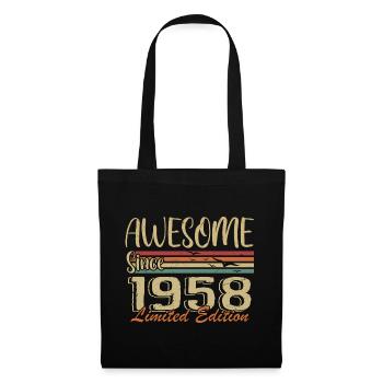 Legends Were Born In 1958 Vintage 1958 - Tote Bag - black - Front
