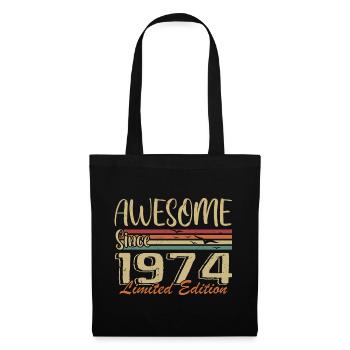 Legenden wurden 1974 geboren Jahrgang 1974 - Stoffbeutel - Schwarz - Vorne