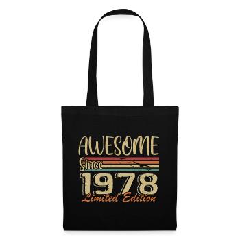 Les légendes sont nées en 1978 Vintage 1978 - Sac en tissu - noir - Devant
