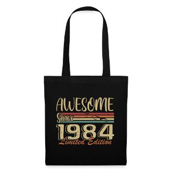 Legenden wurden 1984 geboren Jahrgang 1984 - Stoffbeutel - Schwarz - Vorne