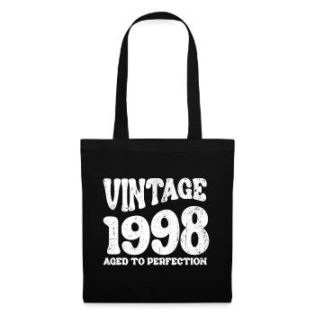 Millésime 1998 Vieilli à la perfection - Sac en tissu - noir - Devant