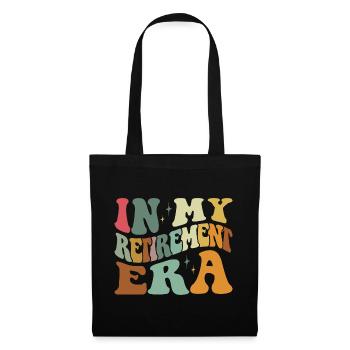 À l’époque de ma retraite - Sac en tissu - noir - Devant