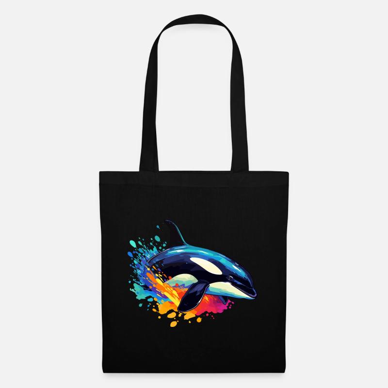 Orque colorée - Sac en tissu - noir