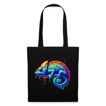 Caméléon - Sac en tissu - noir - Devant