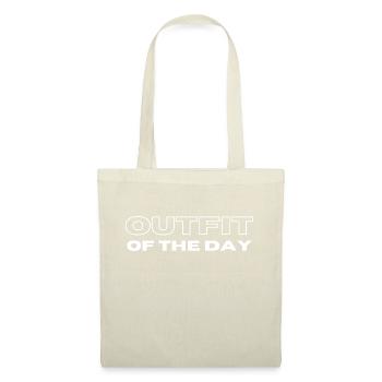 Outfit of the day white - Tote Bag - nature - Front