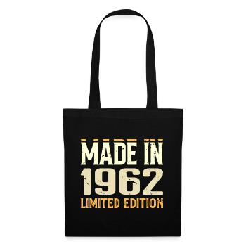 Cadeau Anniversaire 1962 Génial Depuis 1962 Retro - Sac en tissu - noir - Devant