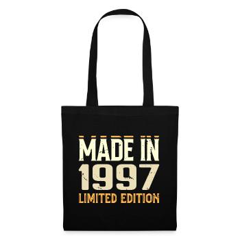 Cadeau Anniversaire 1997 Génial Depuis 1997 Retro - Sac en tissu - noir - Devant