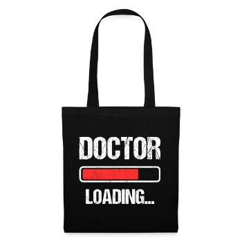 Docteur Loading I - Sac en tissu - noir - Devant
