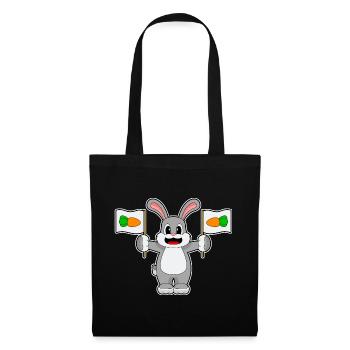 Rabbit Carrot - Tote Bag - black - Front