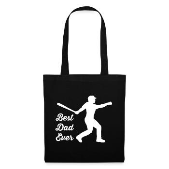 Base-ball - Sac en tissu - noir - Devant