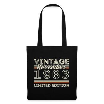 November 1963 Birthday Year November 1963 - Tote Bag - black - Front
