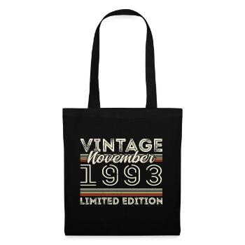 November 1993 Birthday Year November 1993 - Tote Bag - black - Front