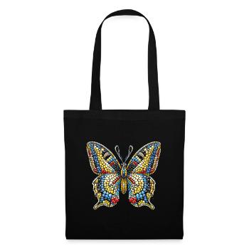 Butterfly: Artistic design for nature lovers - Tote Bag - black - Front