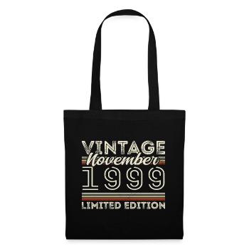 Vintage November 1999 Birthday November 1999 - Tote Bag - black - Front