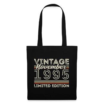 Born November 1995 Birthday November 1995 - Tote Bag - black - Front