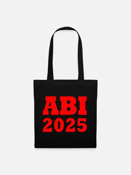 Abi 2025 - Stoffbeutel - Schwarz