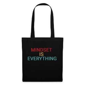 Mindset is everything - Tote Bag - black - Front