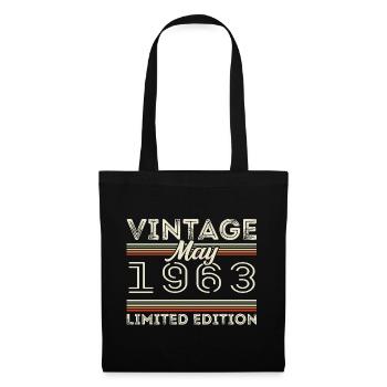 May 1963 Birthday 1963, Legendary since May 1963 - Tote Bag - black - Front