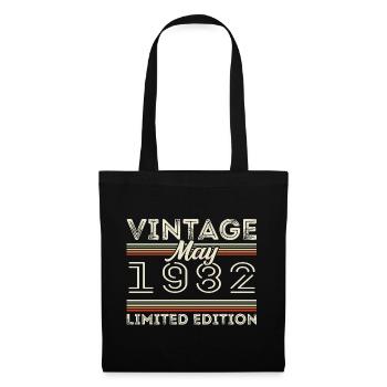Mai 1982 Anniversaire 1982, Légendaire depuis mai 1982 - Sac en tissu - noir - Devant